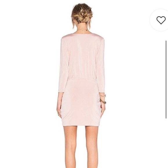 Lover + Friends Love Happy Mauve Pink Bodycon Long Sleeve Mini Dress Small - Picture 3 of 10